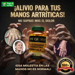 Glucosamina + Condroitina + MSM + Vitamina D   Soporte diario para rodillas, caderas, espalda y manos.