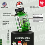 🍃 Ashwagandha - Calma Rápida, Sueño Profundo + Envío Gratis 🚚